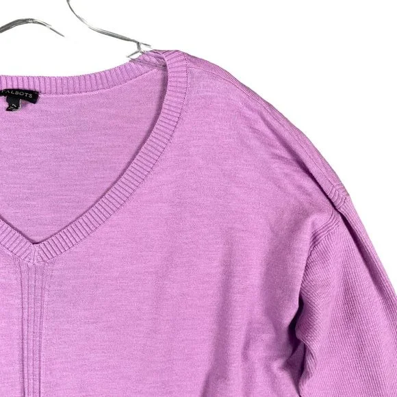 Talbots Pink Relaxed Fit Blouse - Picture 4 of 12